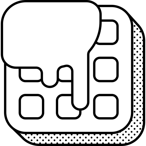 Waffle butter food food and restaurant icon