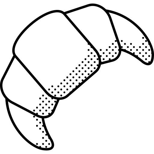 Croissant croissant french bakery icon