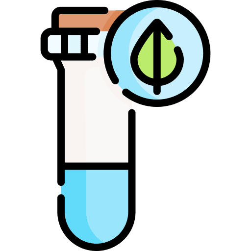 Chemistry test tube biology science icon