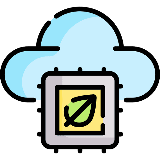 Cloud storage farming and gardening agricultural smart farm icon