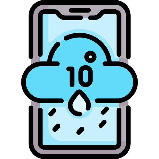 Smartphone smartphone mobile phone forecast icon