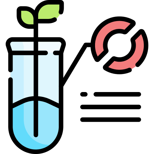 Test tube nature science test tube icon