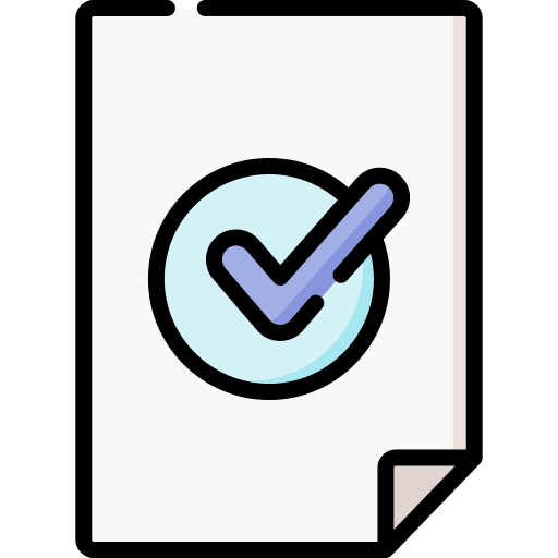 Checking archive quality control truth icon