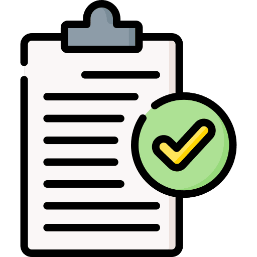 Evaluation quality control evaluation strategy icon