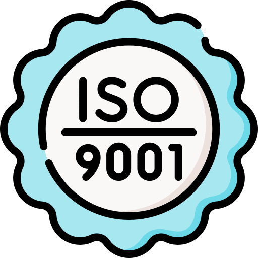 Quality control quality control shipping and delivery iso 9001 icon