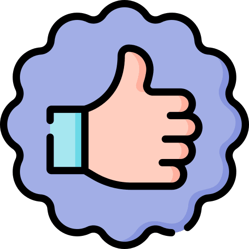 Good facebook like badge feedback icon