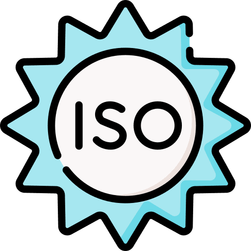 Iso protected guarantee quality icon