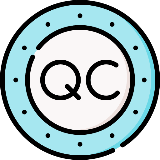 Quality control quality control badge control system icon