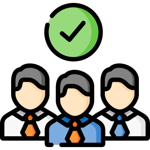 Team people networking company icon