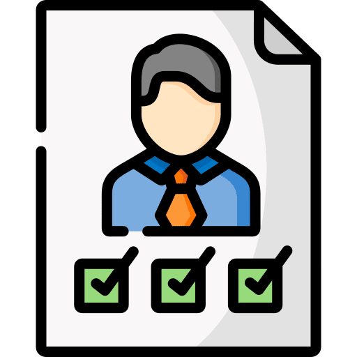 Requirements competence people model icon