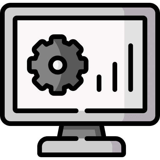 Settings backend web development settings icon