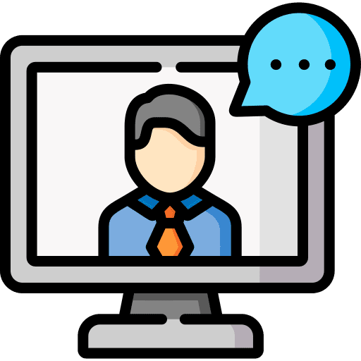 Boss conversation chat balloon question icon