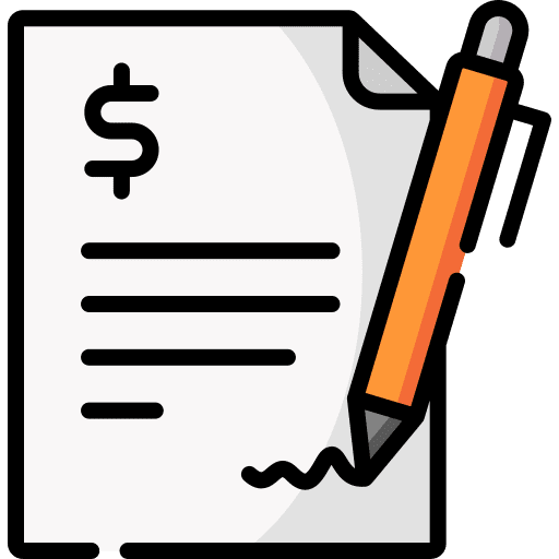 Invoice store invoice dollar icon