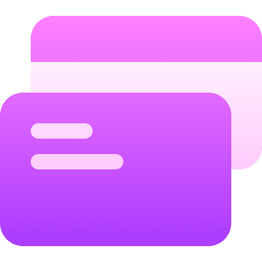 Credit card commerce debit card payment icon