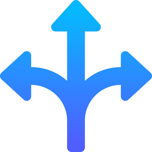 Arrows right traffic sign arrows icon