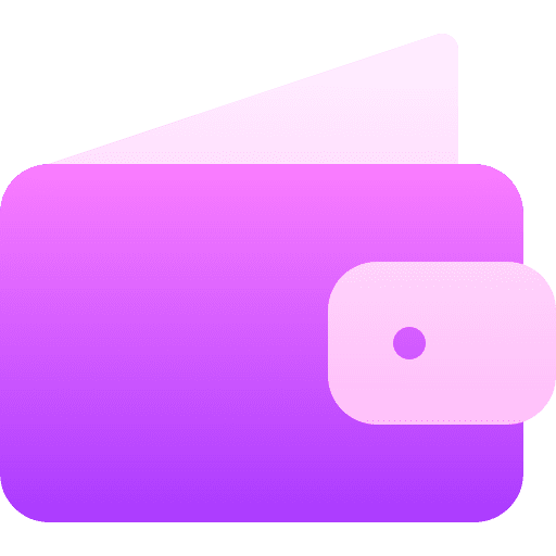 Wallet saving business and finance bill icon