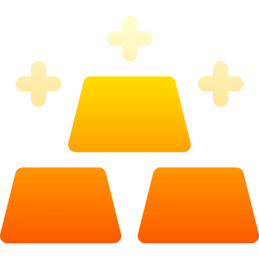Gold ingots gold ingots business and finance gold icon