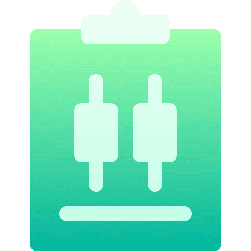 Trading analytics business and finance stock icon