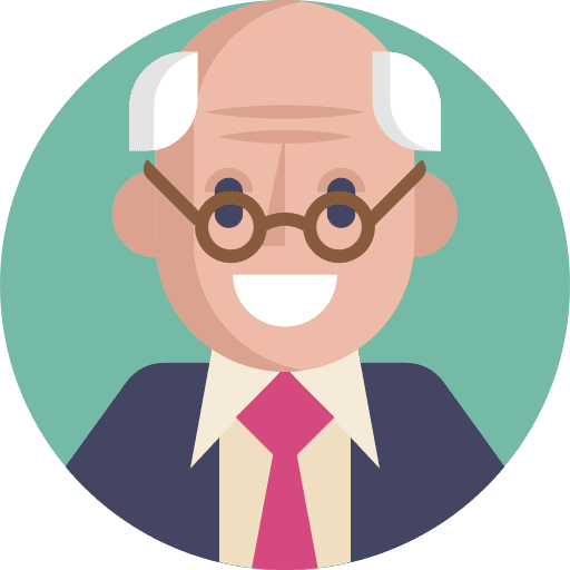 Professor education people man icon