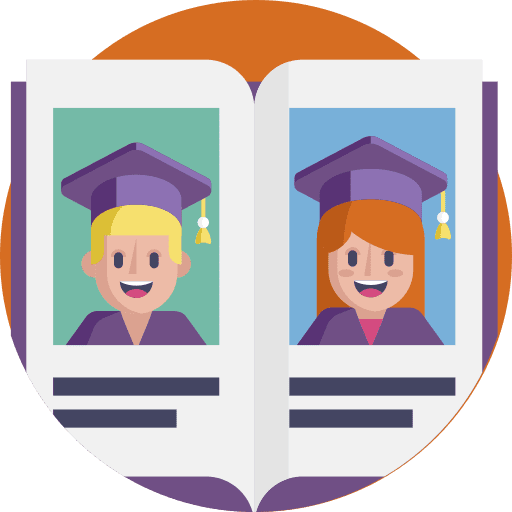 Yearbook celebration yearbook files and folders icon