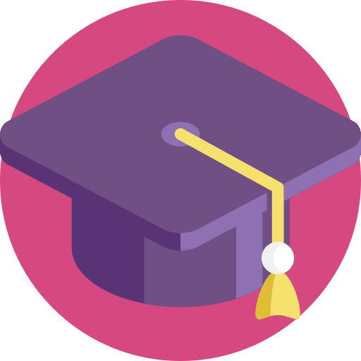 Mortarboard graduated graduation graduate icon
