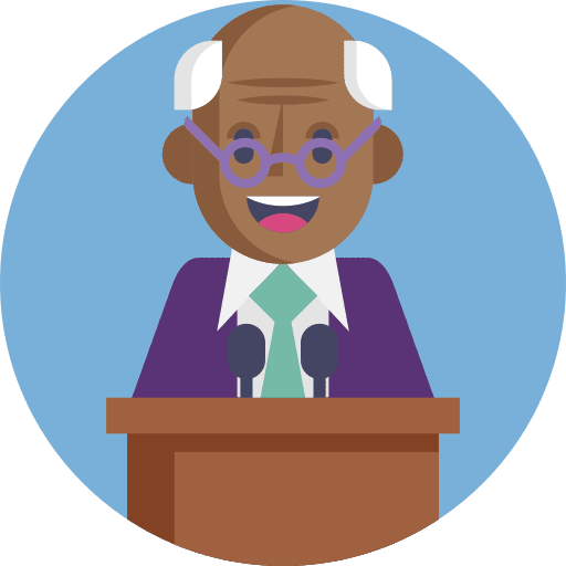 Professor professor instructor professions and jobs icon