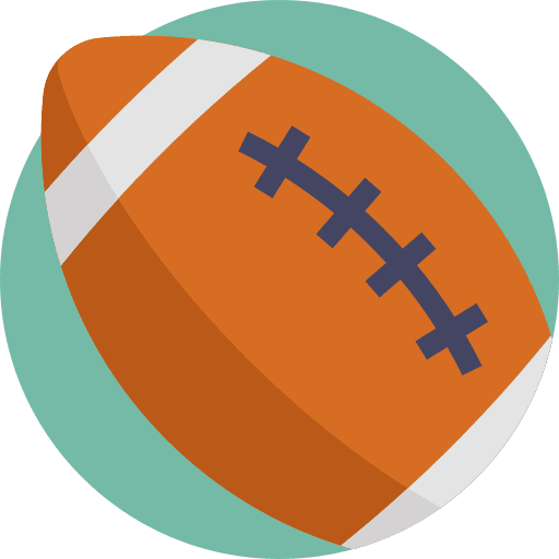 Rugby rugby american football equipment icon