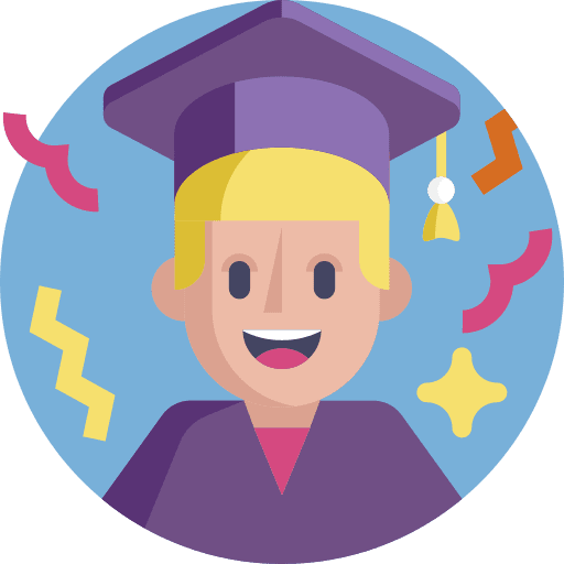 Speech graduate graduation microphone icon