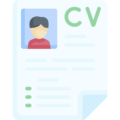 Cv business cv interface icon