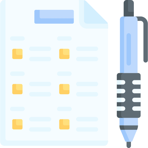 Test document paper task icon