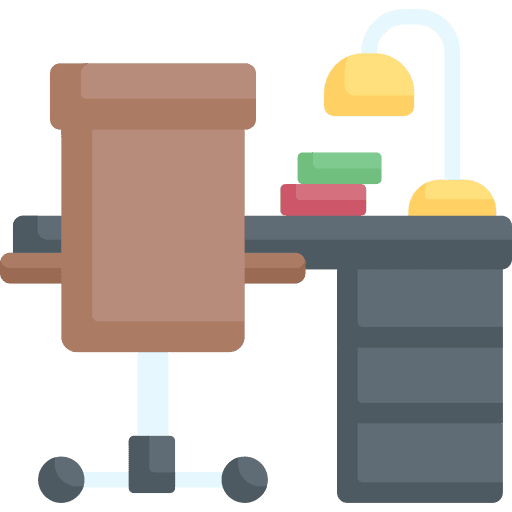 Workplace tidy profession workspace icon