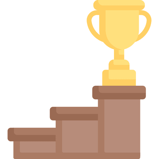 Career goal success growth icon