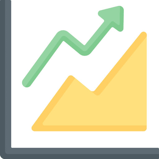 Increase graphic business increasing icon