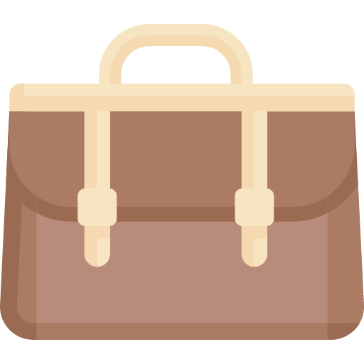 Briefcase suitcase business and finance briefcase icon