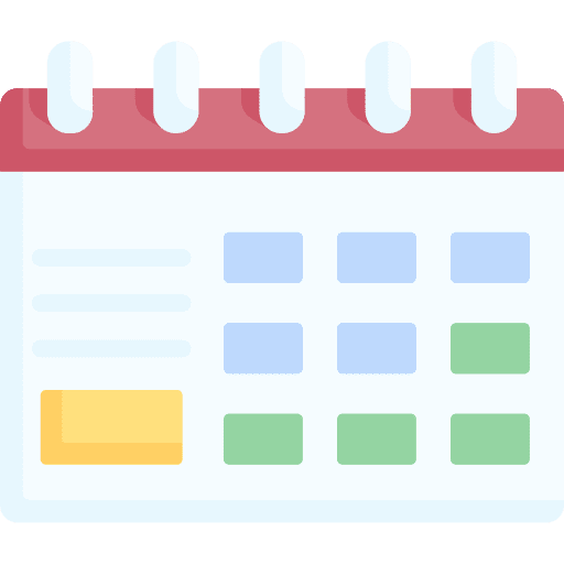 Calendar schedule administration date icon