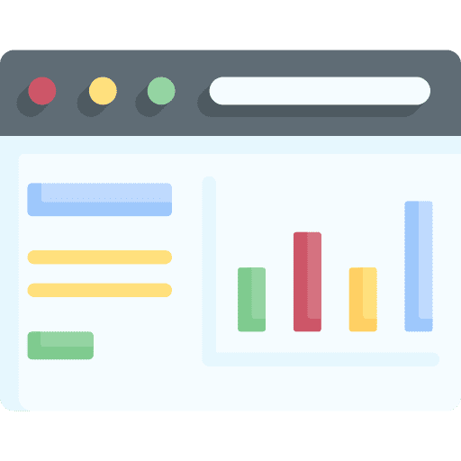 Website graphs technology computer icon
