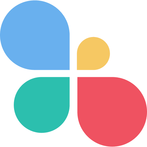 Infographic graphic flower report icon