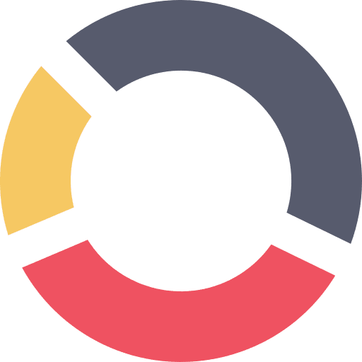 Pie chart financial statistics pie chart icon