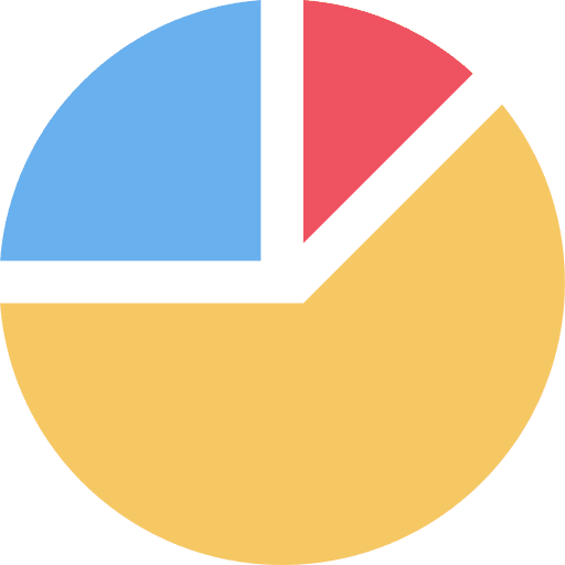 Pie chart graph pie chart statistics icon