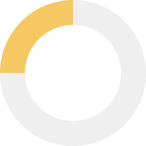 Process figure pie chart business and finance icon