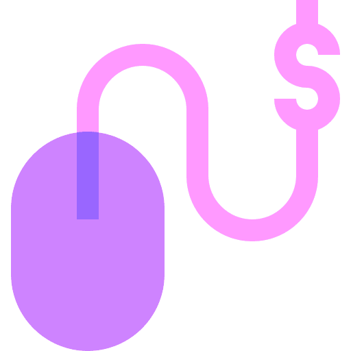 Mouse business marketing dollar icon