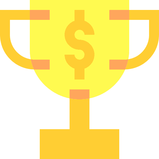 Trophy sports and competition reward achievement icon