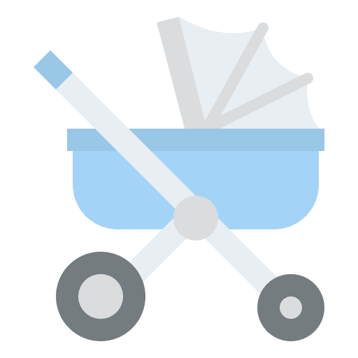 Baby stroller carriage baby pram icon