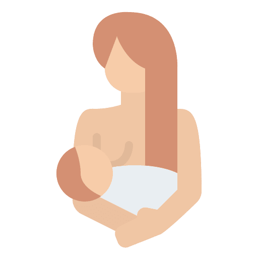 Breastfeeding maternity breastfeeding baby icon