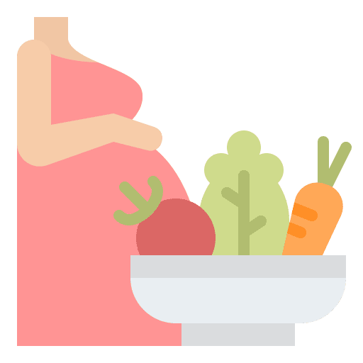 Nutrition mother healthcare and medical motherhood icon