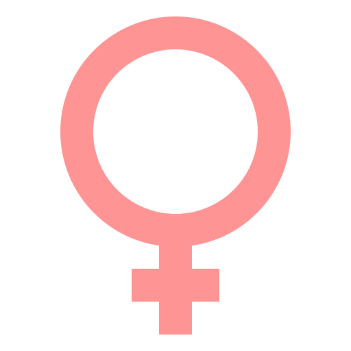 Female femenine signaling gender icon