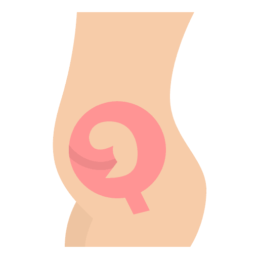 Pregnancy maternity healthcare and medical baby icon