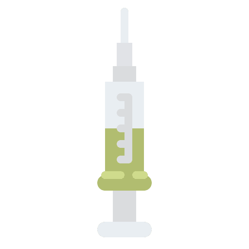 Syringe healthcare health care vaccine icon