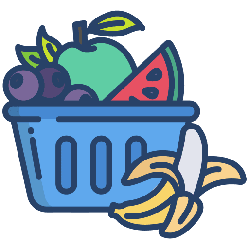 Basket fruits food basket food and restaurant icon
