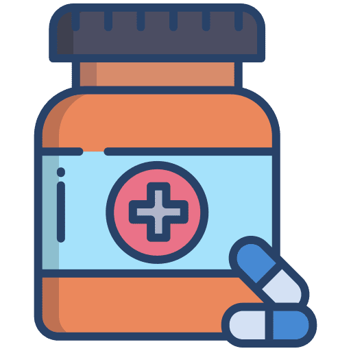 Capsules drugs healthcare and medical pill icon